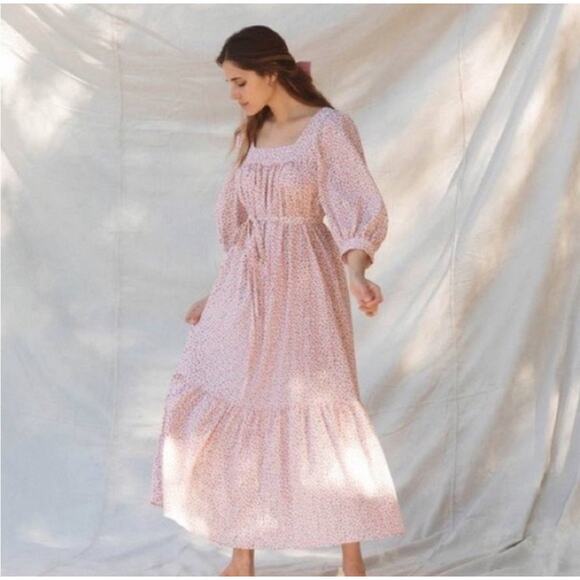 Christy Dawn NWT Bianca Dress Wildflower Rose Cottage Maxi XL - Picture 1 of 7